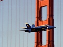 Blue Angel and the Golden Gate, San Francisco, California