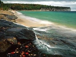 Chapel Beach, Lake Superior, Pictured Rocks National Lakeshore, Michigan
