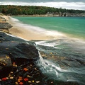 Chapel Beach, Lake Superior, Pictured Rocks National Lakeshore, Michigan